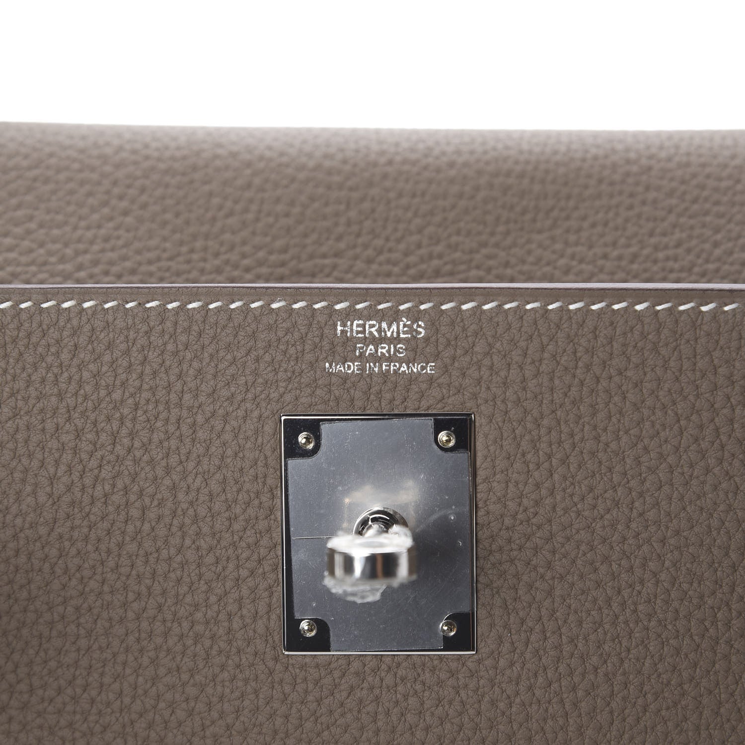 Hermes Togo Kelly Retourne 28 Etoupe 7 of 8