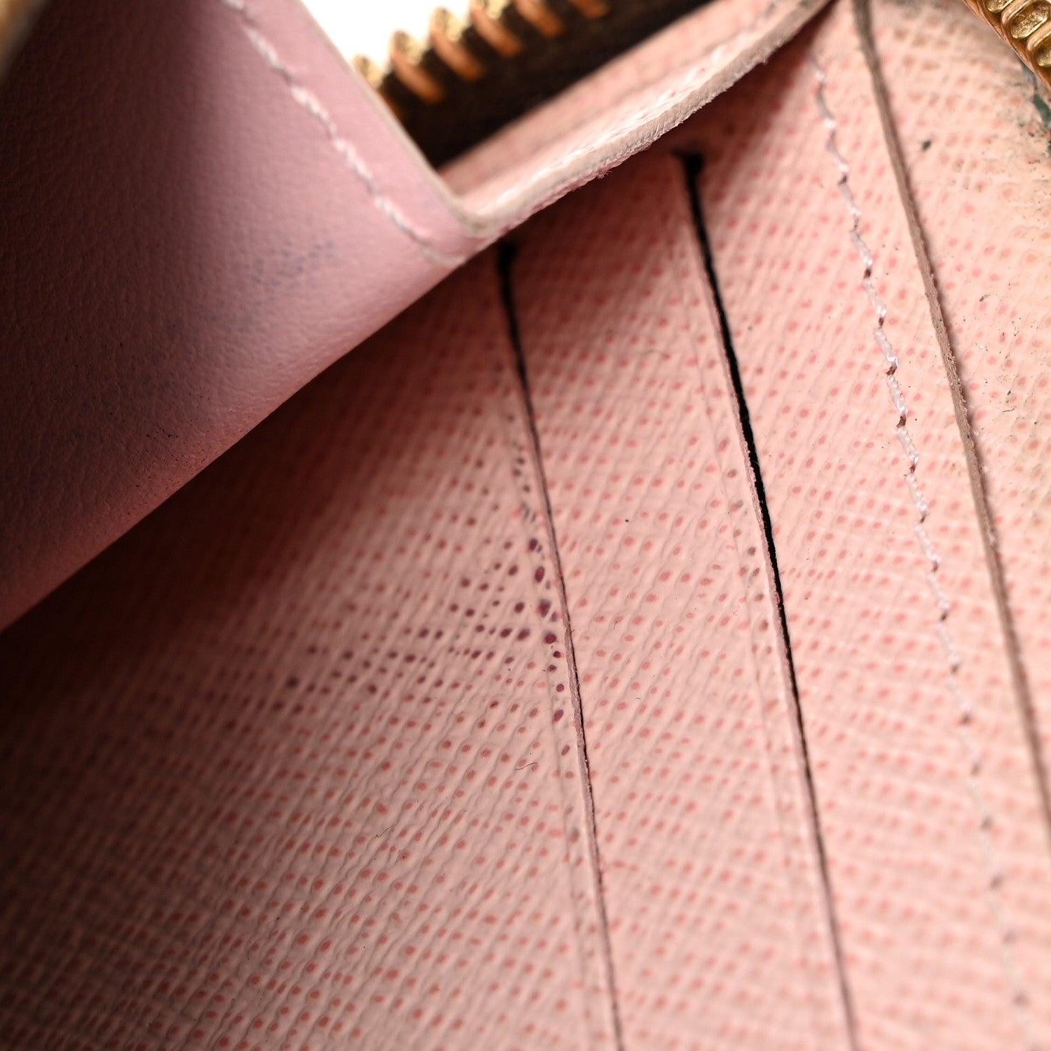 Louis Vuitton Monogram Clemence Wallet Rose Ballerine 10 of 13