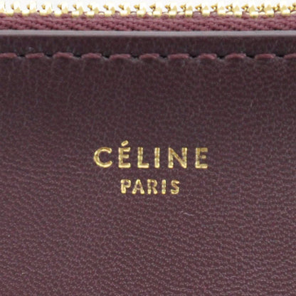Celine Lambskin Soft Trio Zipped Bag Bordeaux 7 of 10