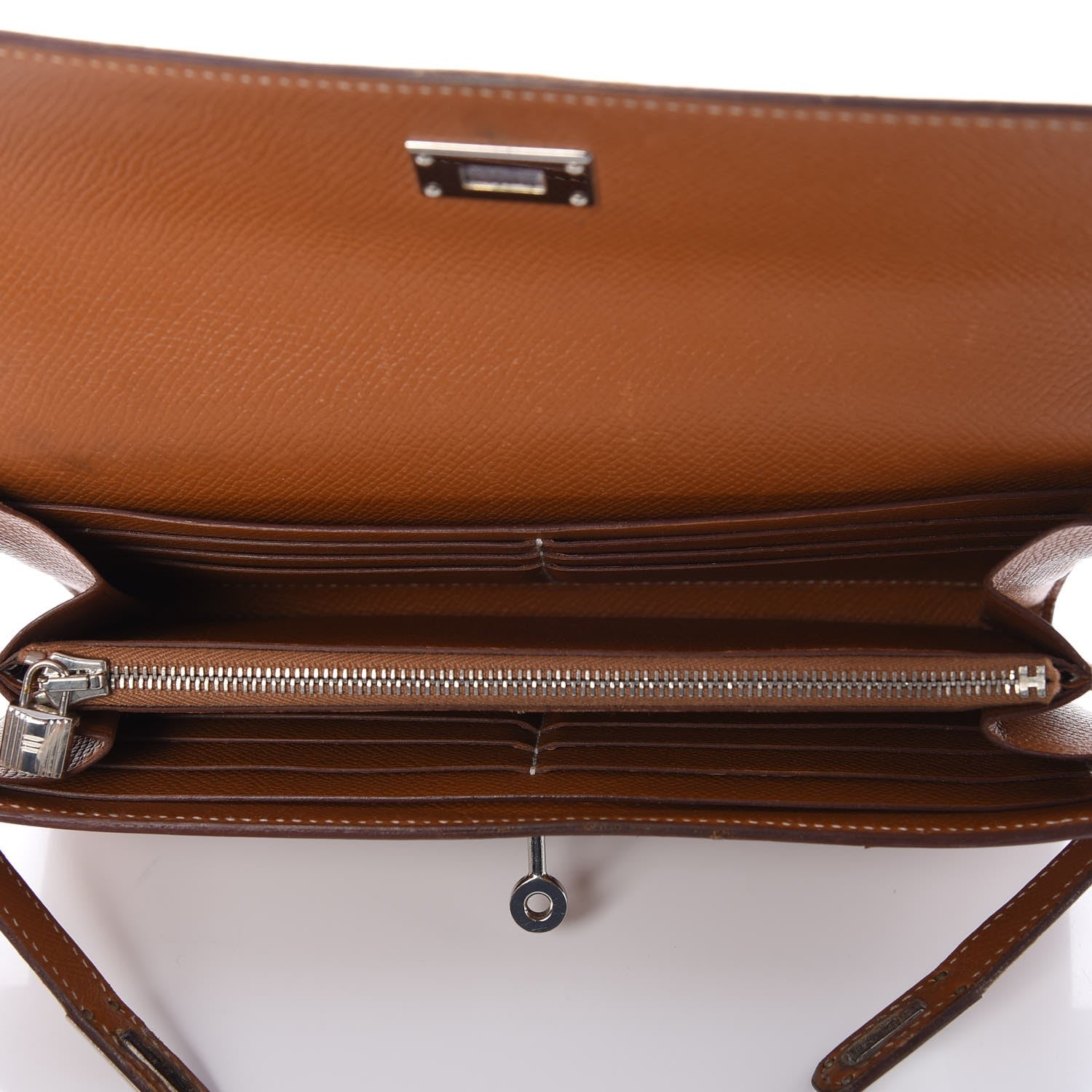 Hermes Epsom Kelly Longue Wallet Gold 5 of 13