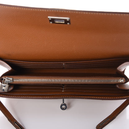 Hermes Epsom Kelly Longue Wallet Gold 5 of 13