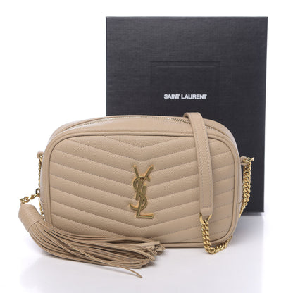 Saint Laurent Grain De Poudre Matelasse Monogram Mini Lou Camera Bag New Powder 11 of 11
