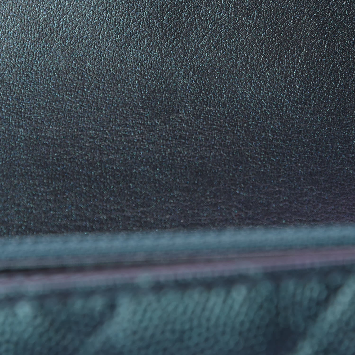 Chanel Iridescent Caviar Quilted Medium Filigree Flap Wallet Dark Turquoise 9 of 19