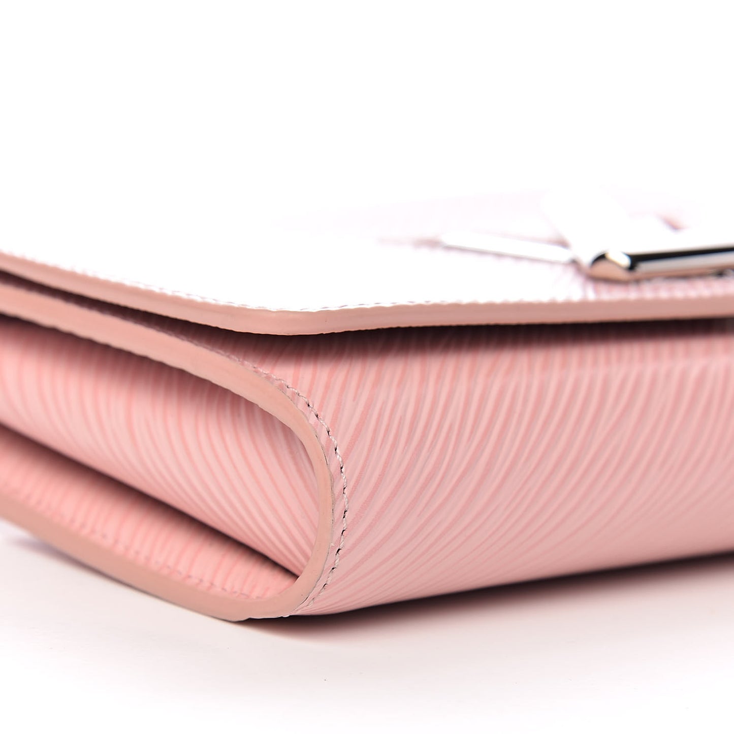 Epi Twist Chain Wallet Rose Ballerine