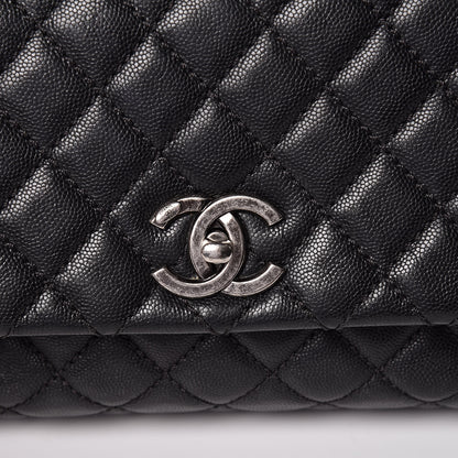 Chanel Caviar Quilted Small Coco Handle Flap Black 10 of 10
