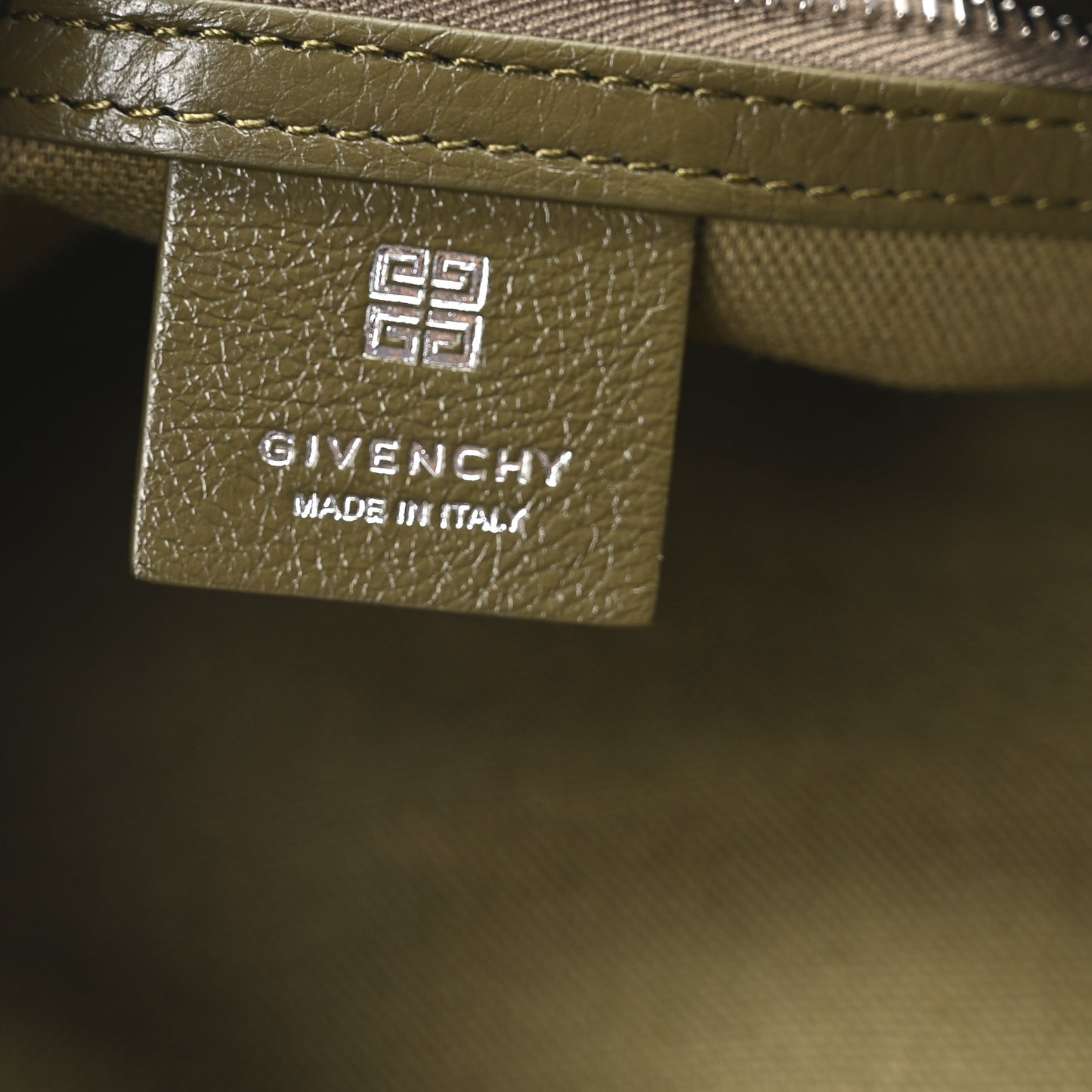 Calfskin Medium Voyou Bag Dark Khaki