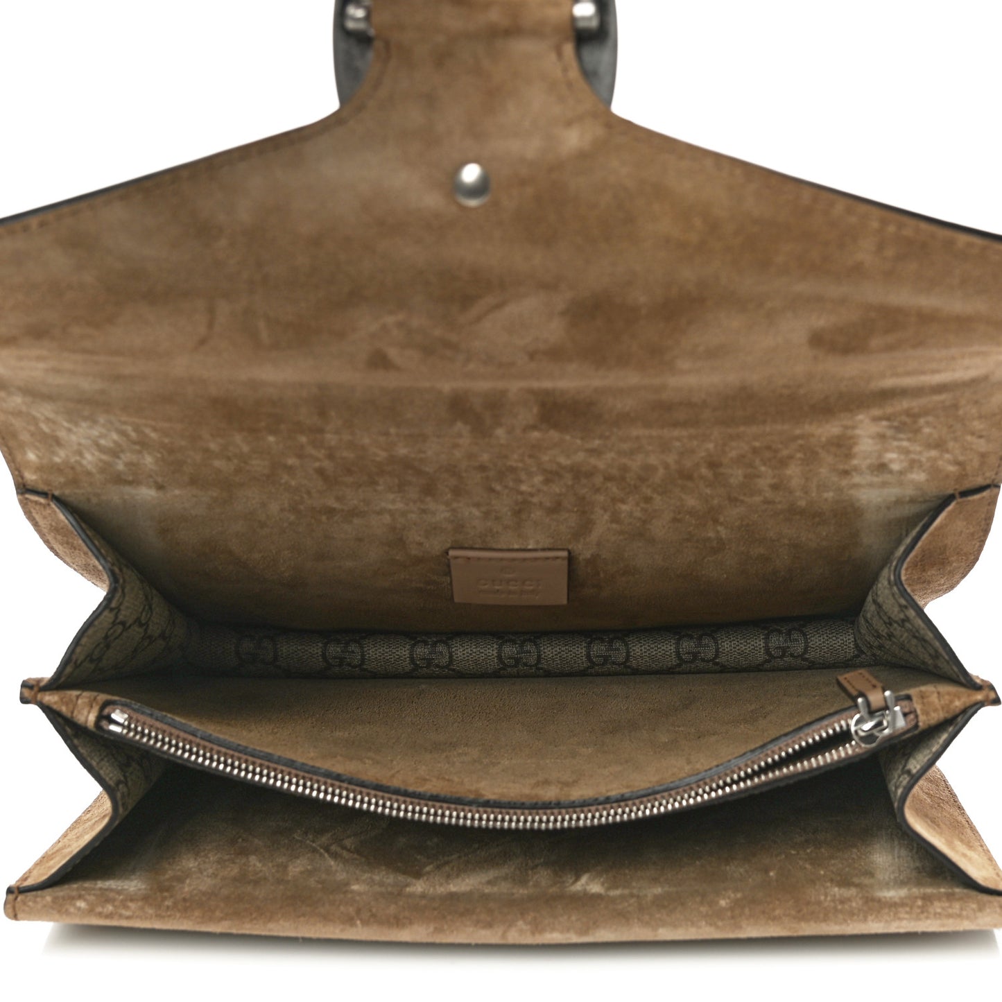 GG Supreme Monogram Small Dionysus Shoulder Bag Taupe
