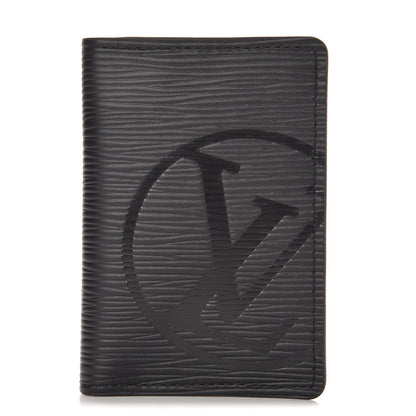 Louis Vuitton Epi Initials Pocket Organizer Black 1 of 7