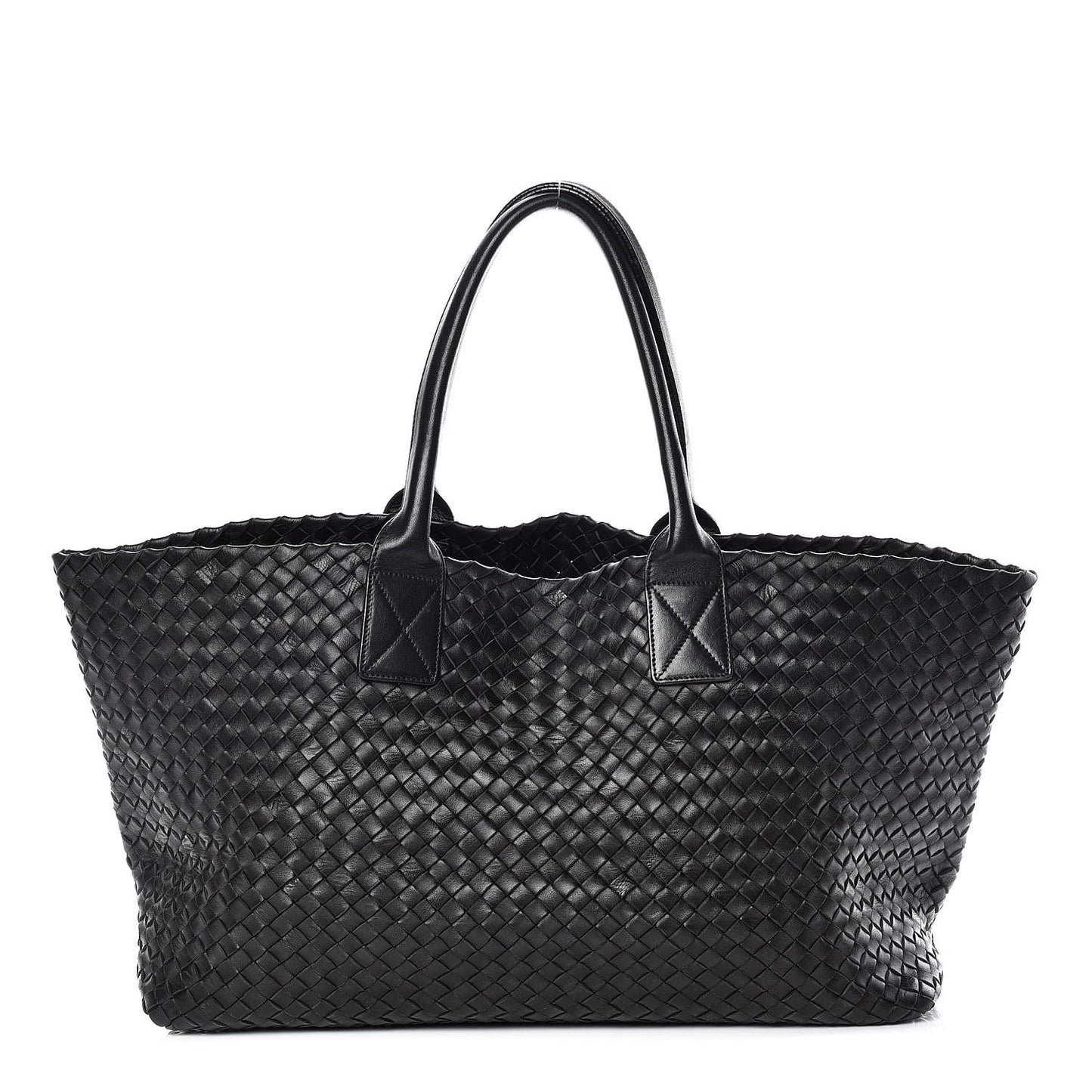 Nappa Intrecciato Medium Cabat Black