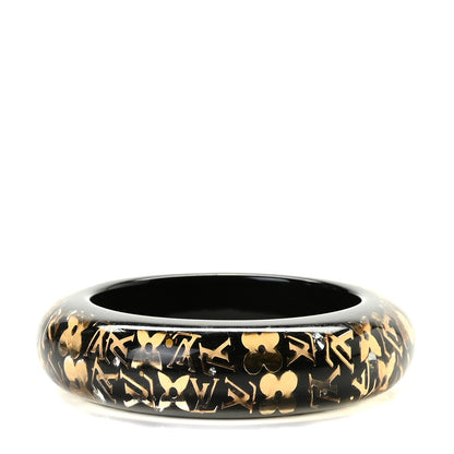 Louis Vuitton Resin Swarovski Medium Inclusion Bracelet GM Black 1 of 3