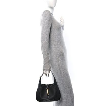 Gucci Grand Prix Calfskin Small Jackie 1961 Hobo Black 2 of 11