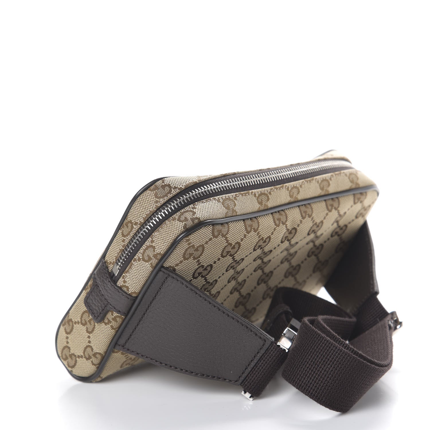 Gucci Monogram Belt Bag Dark Brown 2 of 9