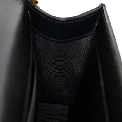 Saint Laurent Grain De Poudre Small Monogram Kate Satchel Black 14 of 18
