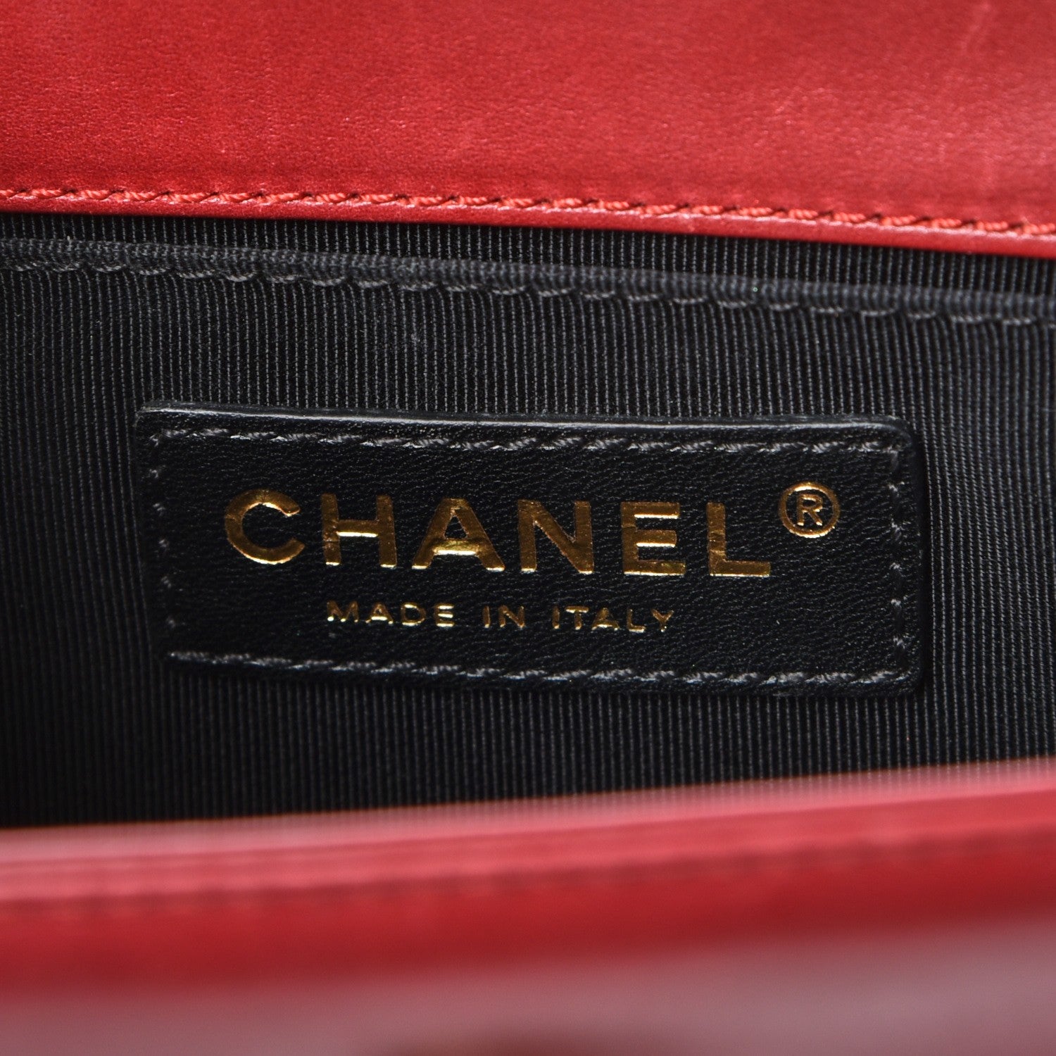 Chanel Glazed Calfskin Small Boy Flap Red 6 of 12