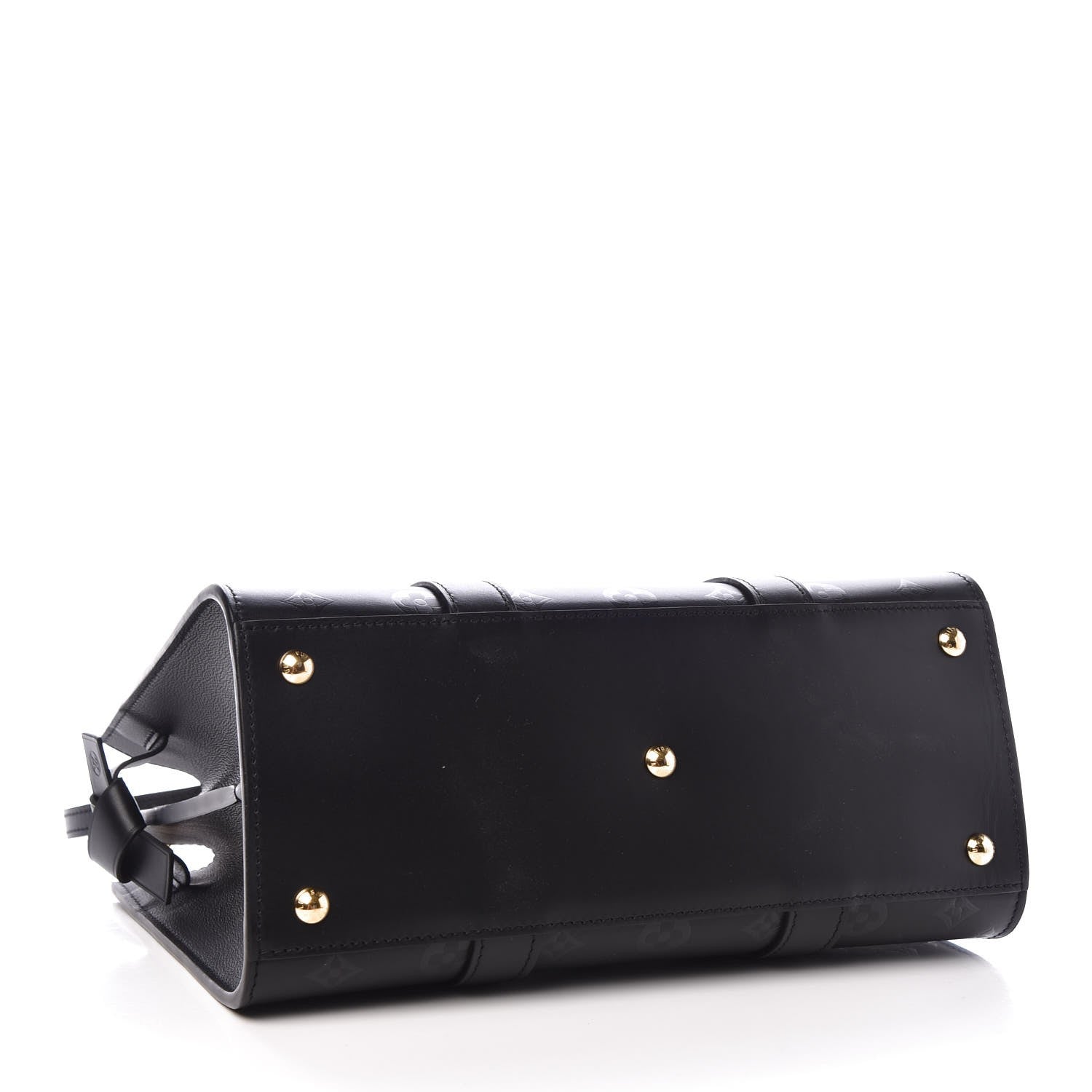 Louis Vuitton Monogram Cuir Plume Very Tote MM Black 5 of 10
