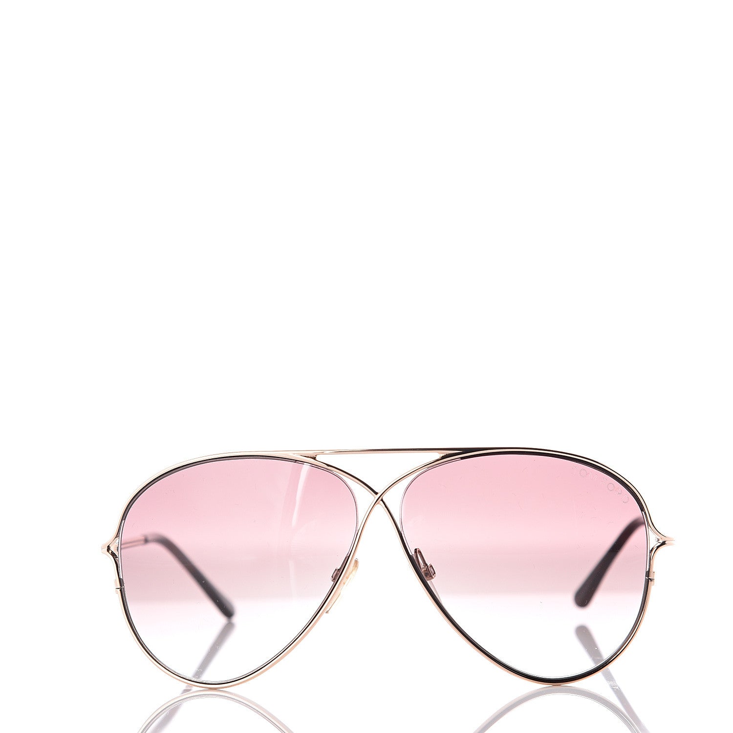 Tom Ford Peter Aviator Sunglasses TF142 Pink Gold 2 of 8