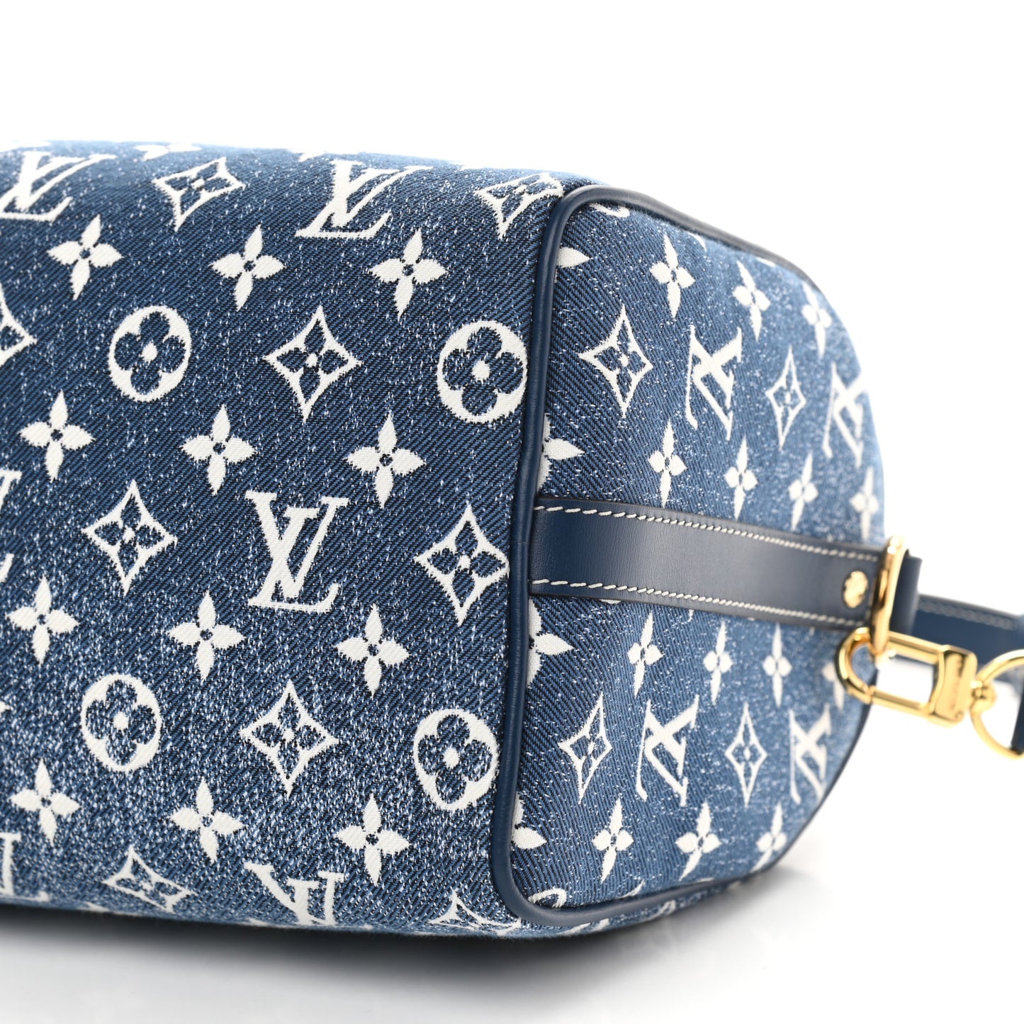 Monogram Jacquard Denim Speedy Bandouliere 25 Bleu