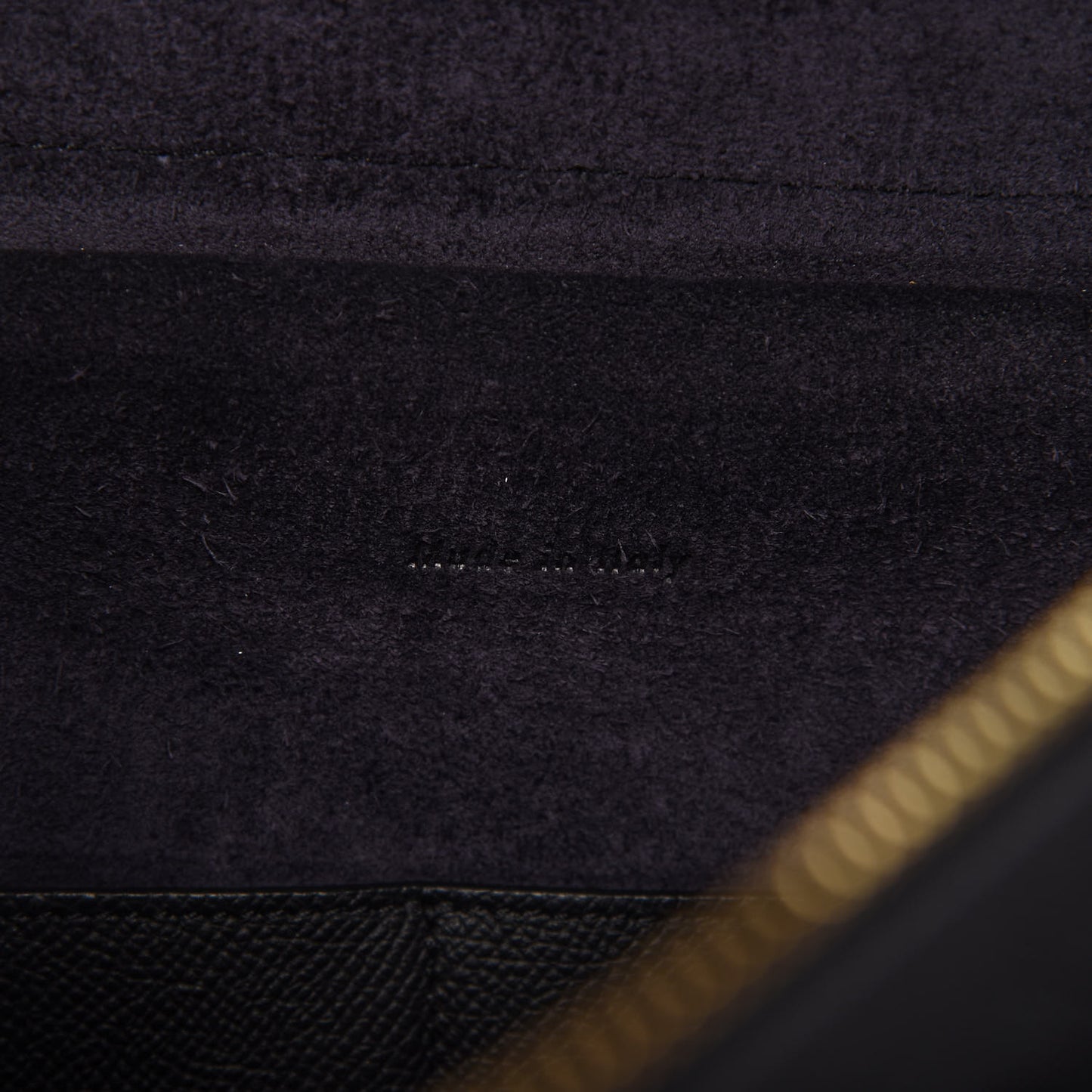 Grained Calfskin Mini Belt Bag Black