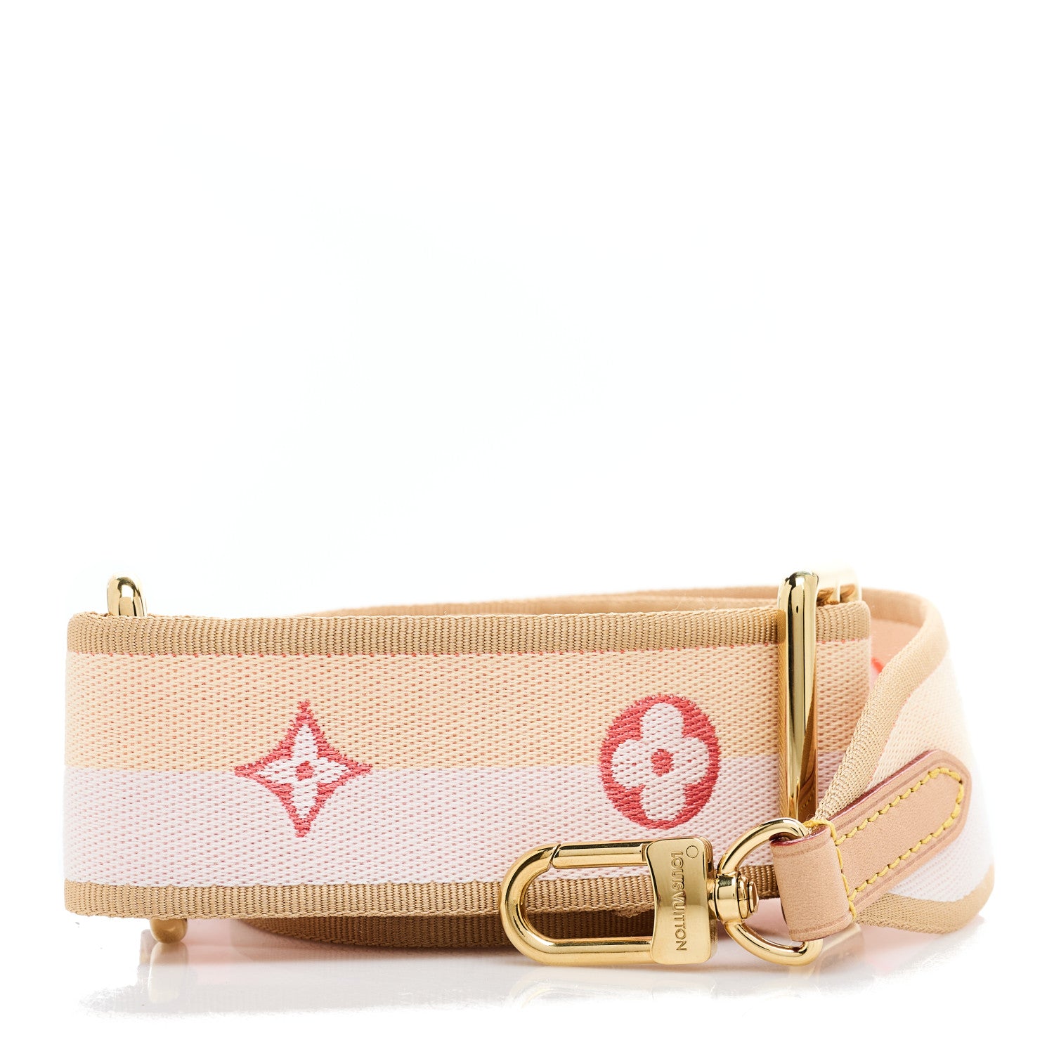 Louis Vuitton Jacquard Speedy Bandouliere 20 Shoulder Strap Pink Orange 1 of 3