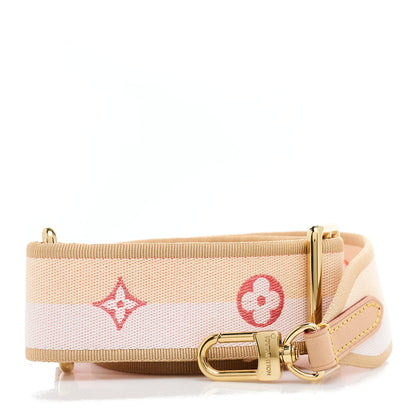 Louis Vuitton Jacquard Speedy Bandouliere 20 Shoulder Strap Pink Orange 1 of 3