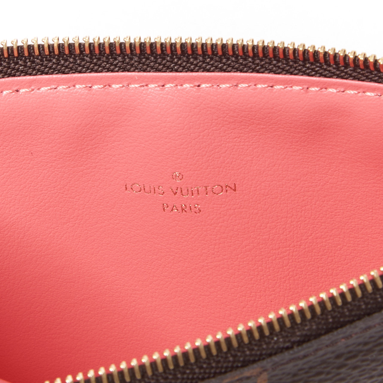 Monogram Felicie Chain Wallet Zippered Insert