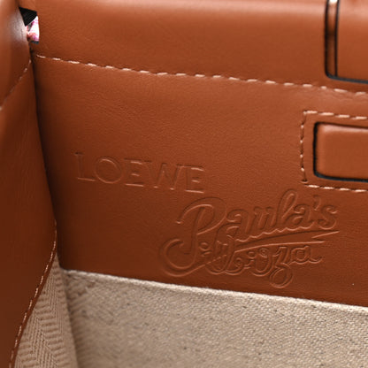Loewe Canvas Calfskin Waterlily Print Paulas Ibiza Small Cushion Tote 6 of 9