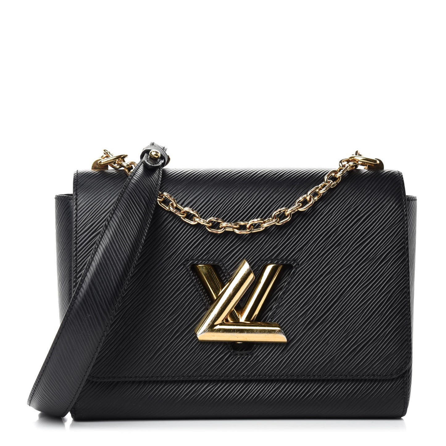 Epi Twist Shoulder Bag MM Black