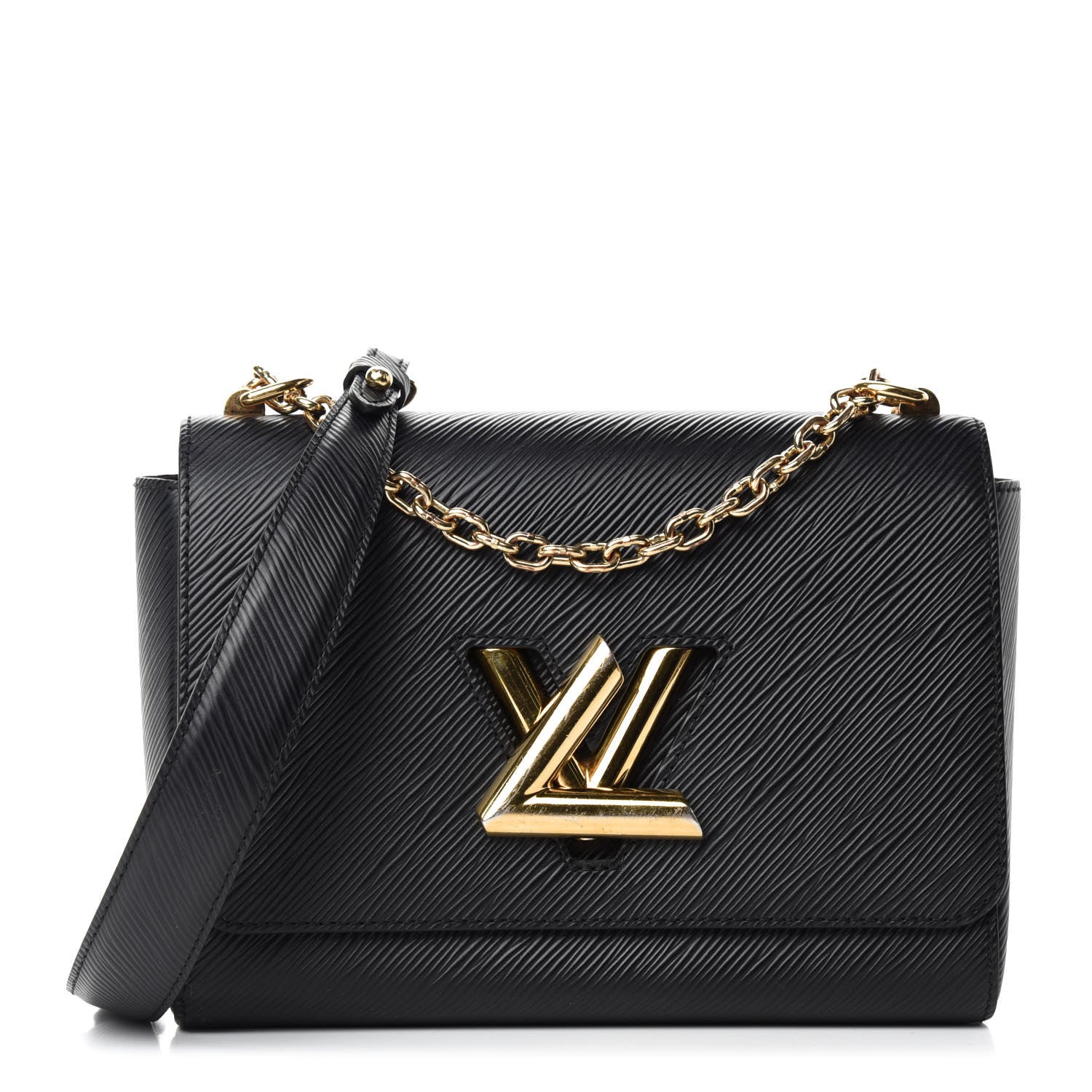 Louis Vuitton Epi Twist Shoulder Bag MM Black 1 of 11
