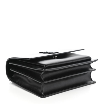 Saint Laurent Calfskin Medium Monogram Sunset Black 4 of 9