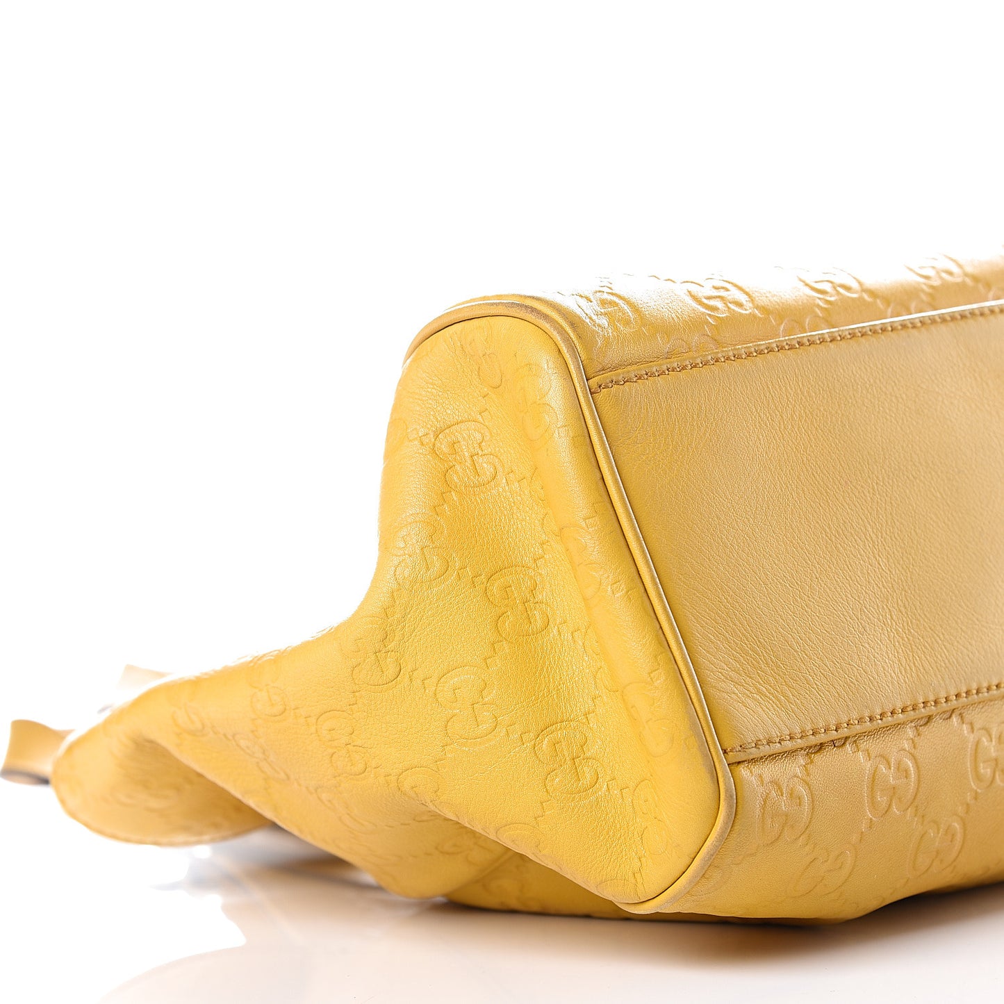 Guccissima Charmy Shoulder Bag Yellow