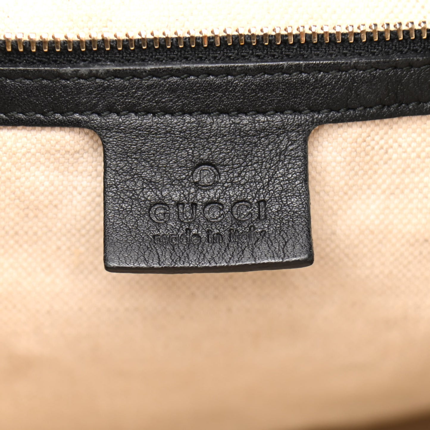 Guccissima Medium Emily Hobo Black
