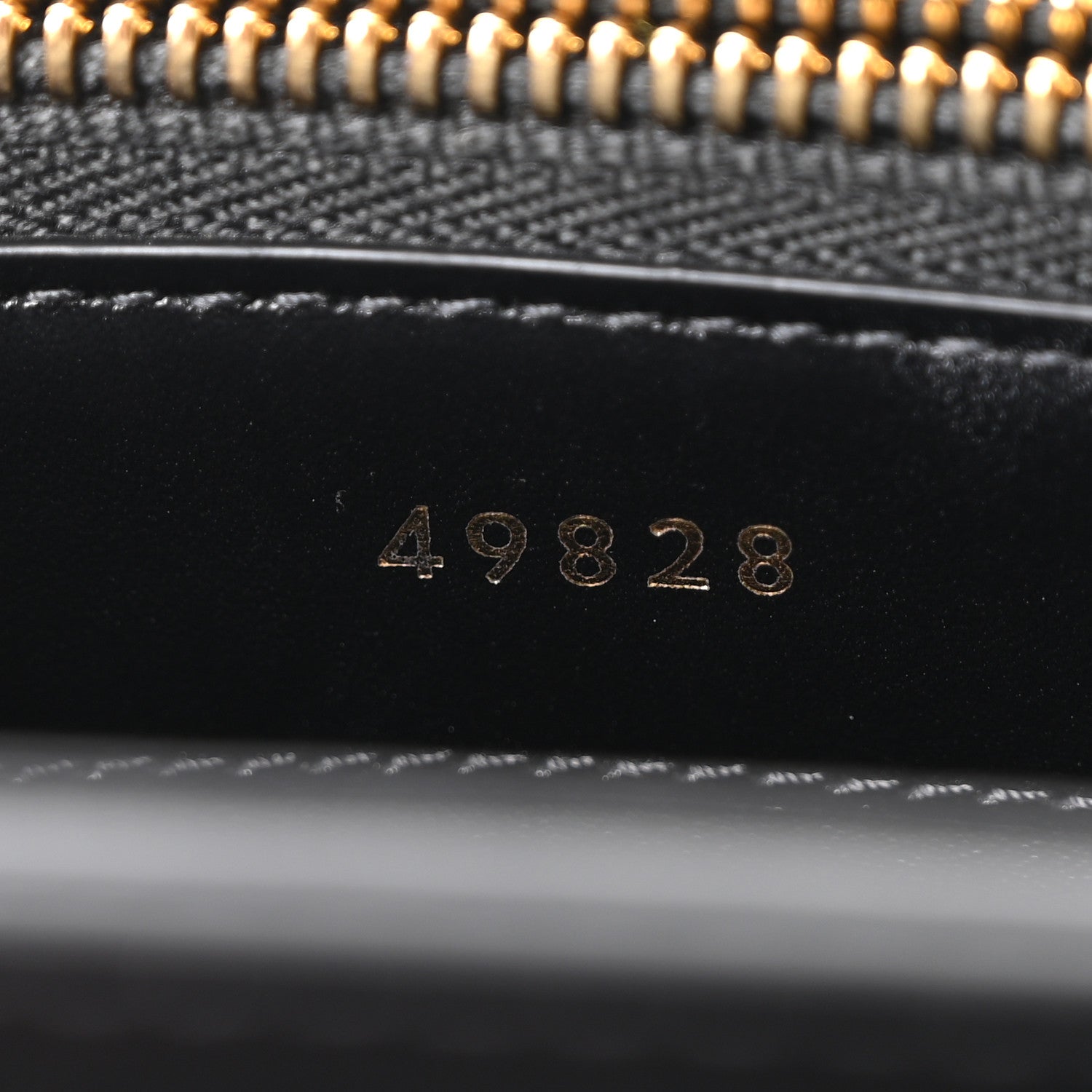 Celine Satinated Calfskin Small 16 Top Handle Bag Black 9 of 12
