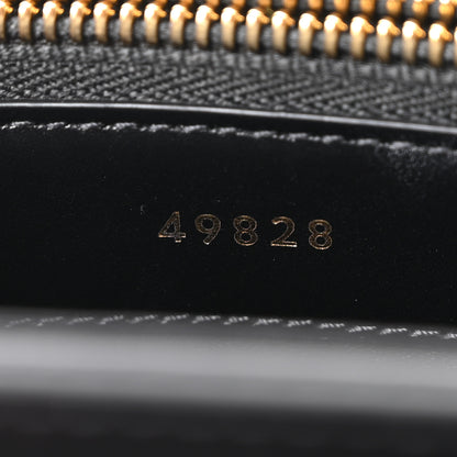 Celine Satinated Calfskin Small 16 Top Handle Bag Black 9 of 12