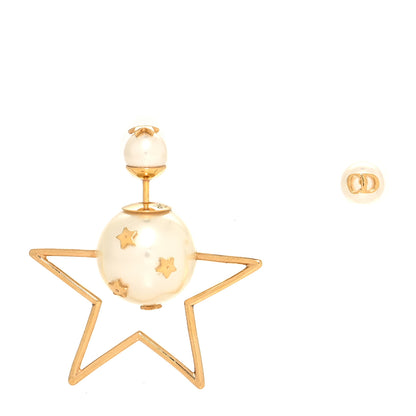 Christian Dior Pearl Star Tribales Earrings 1 of 4