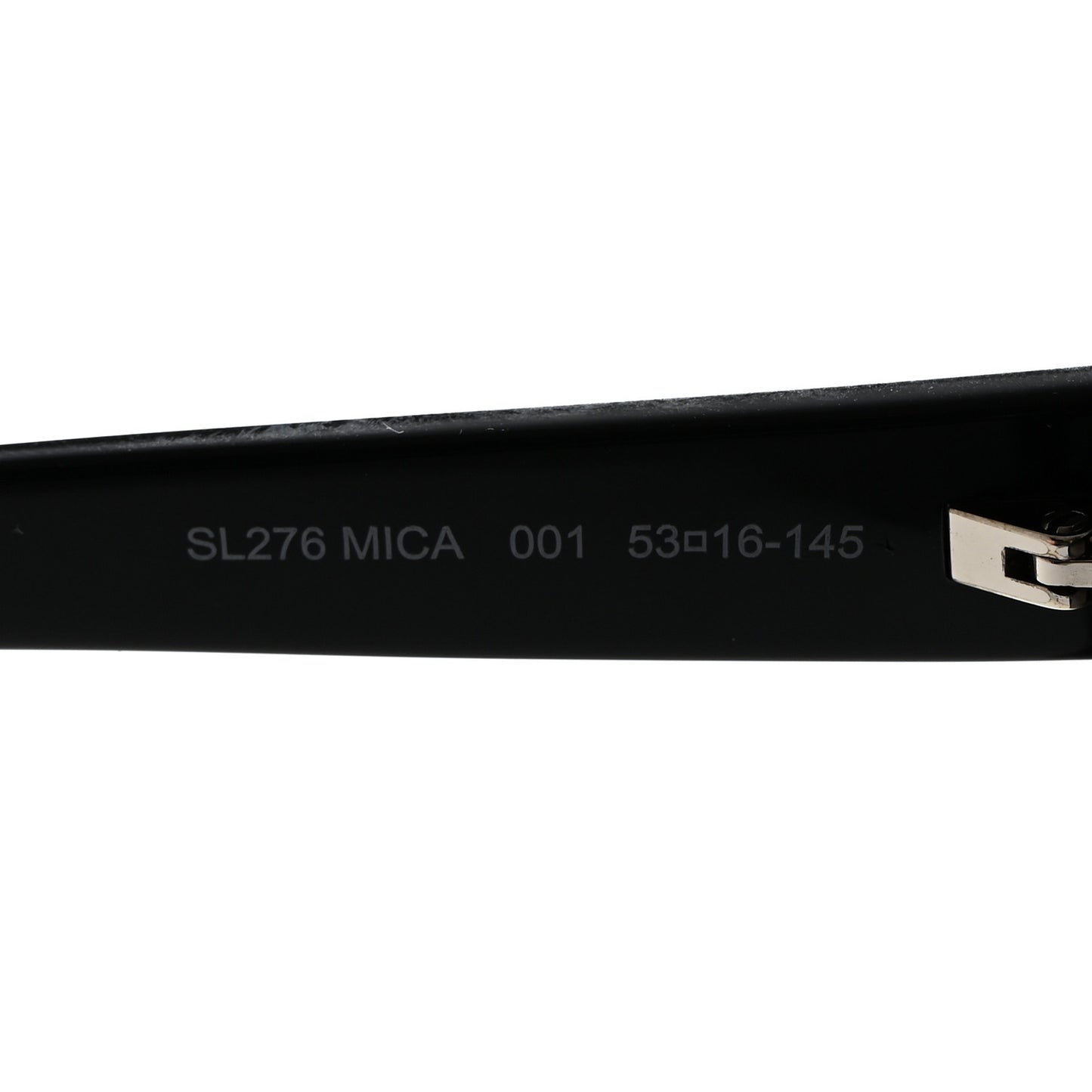 Acetate Mica Cat Eye Sunglasses SL 276 Black
