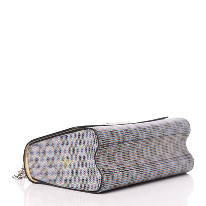 Louis Vuitton Calfskin Monogram LV Pop Twist Shoulder Bag MM Blue 4 of 10