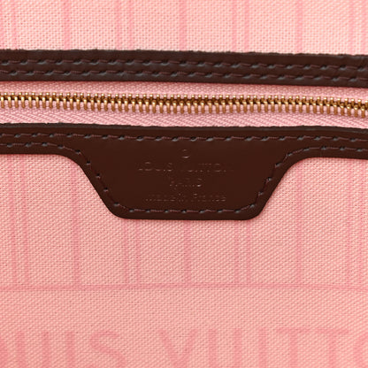 Louis Vuitton Damier Ebene Neo Neverfull MM Rose Ballerine 6 of 10