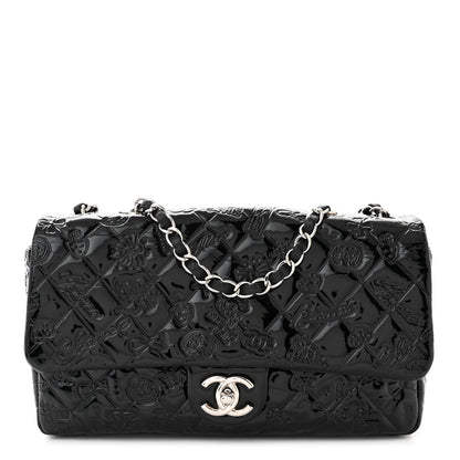 Chanel Patent Medium Lucky Symbols Flap Black 1 of 11
