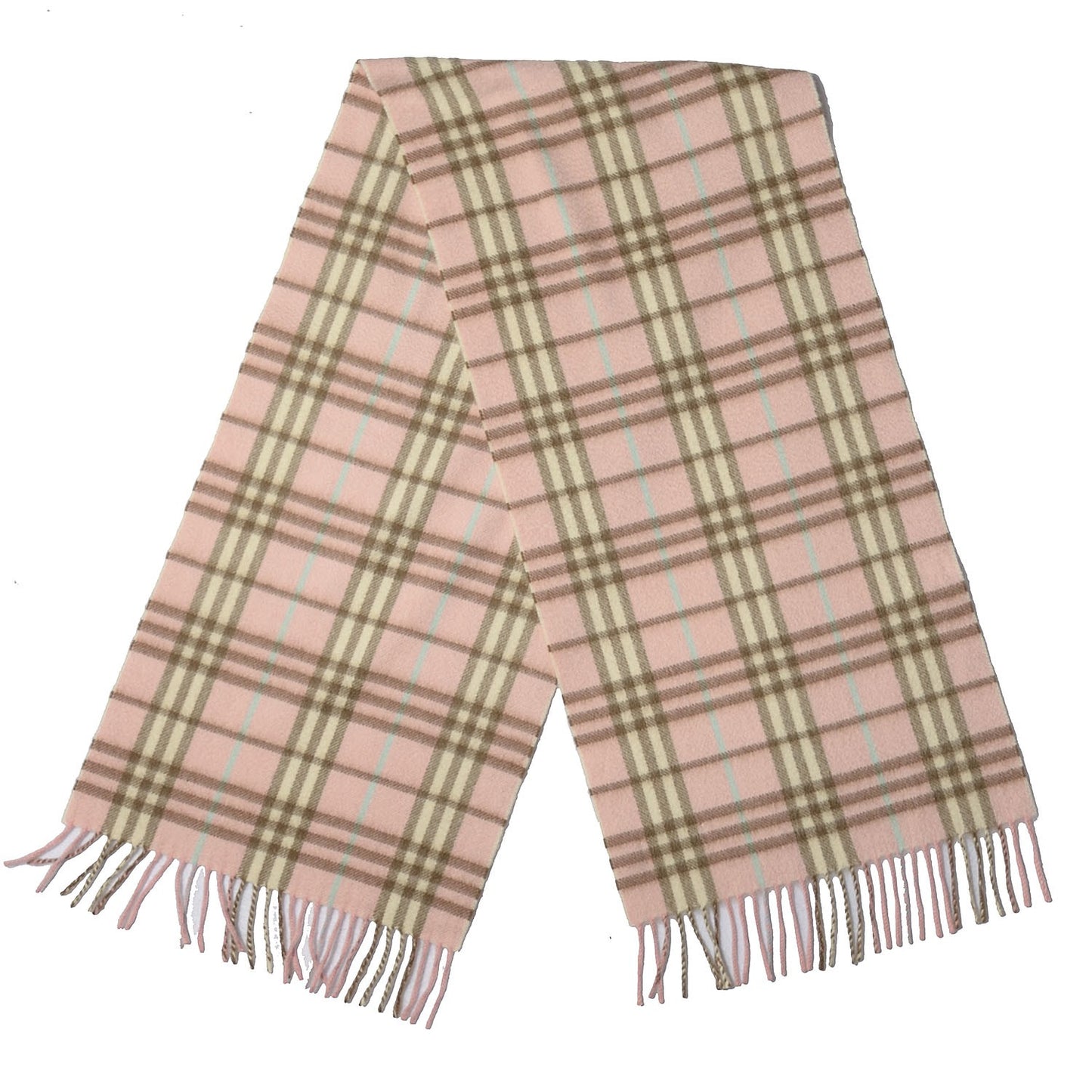 Cashmere Nova Check Scarf Pink