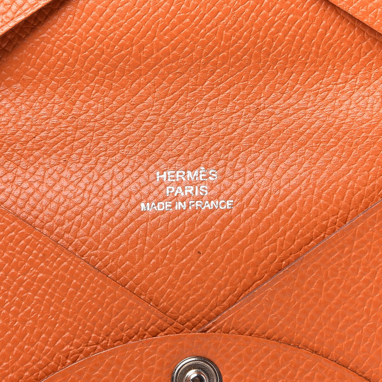 Epsom Calvi Card Case Orange