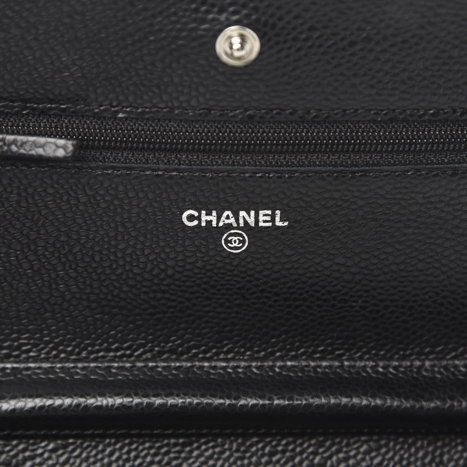 Chanel Caviar Quilted Wallet On Chain WOC Black 6 of 15