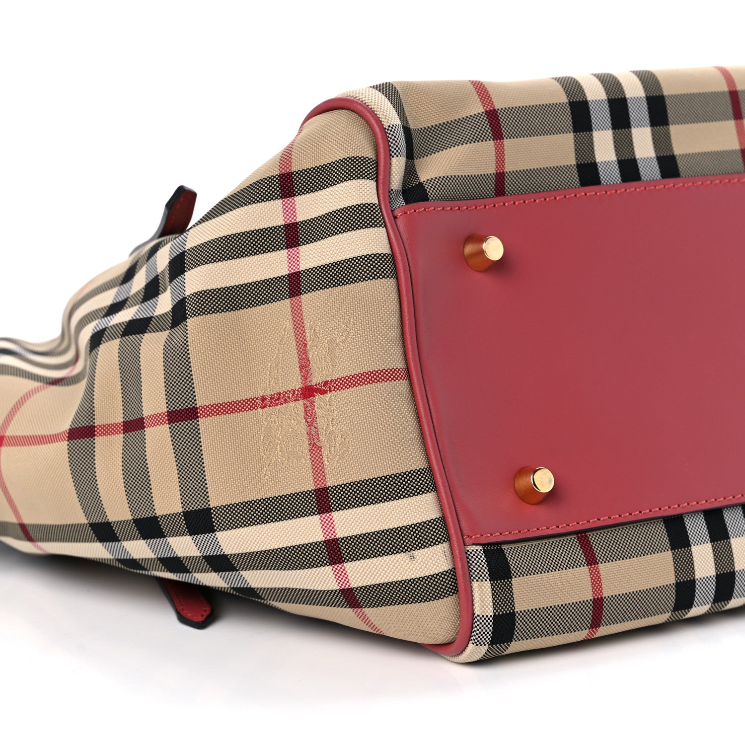 Burberry Horseferry Check Small Canterbury Tote Antique Rose 8 of 9