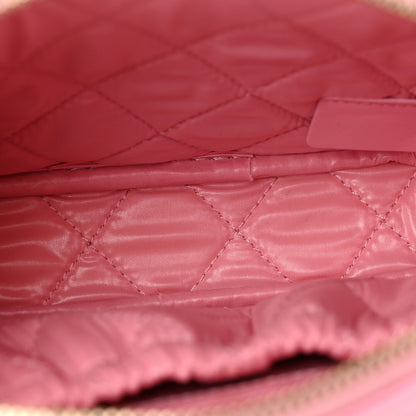 Chanel Caviar Quilted Small Curvy Pouch Cosmetic Case Pink 5 of 8