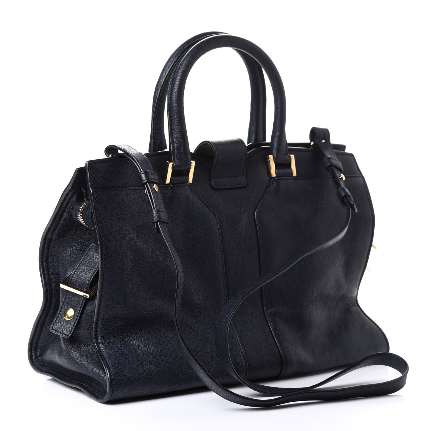 Sheepskin Small Cabas ChYc Navy