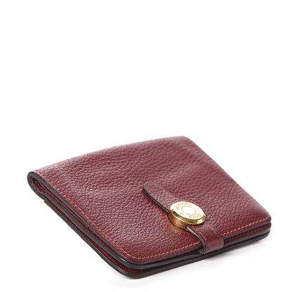 Hermes Togo Dogon Card Case Rouge H 3 of 5