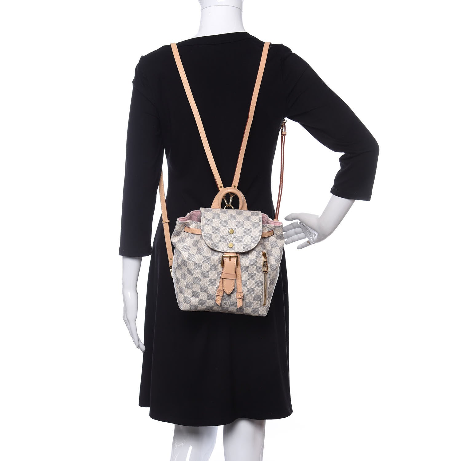 Louis Vuitton Damier Azur Sperone BB Backpack 2 of 11
