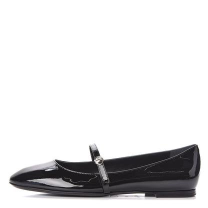 Louis Vuitton Patent Uniformes Ballerina Flat 39 Black 1 of 7