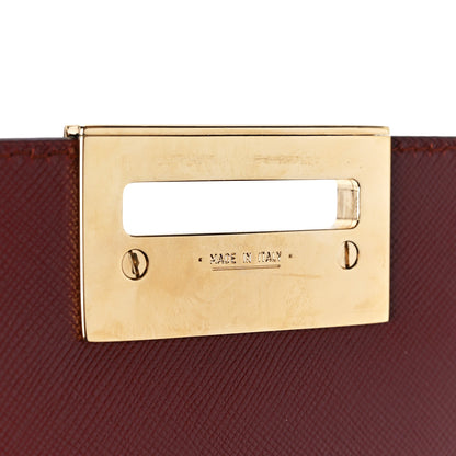 Salvatore Ferragamo Calfskin Top Handle Bag Red 6 of 12