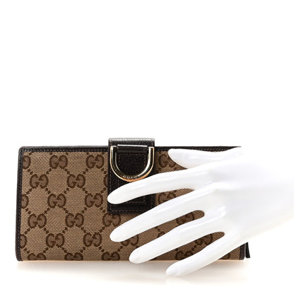 Gucci Monogram Abbey Continental Wallet Dark Brown 2 of 6