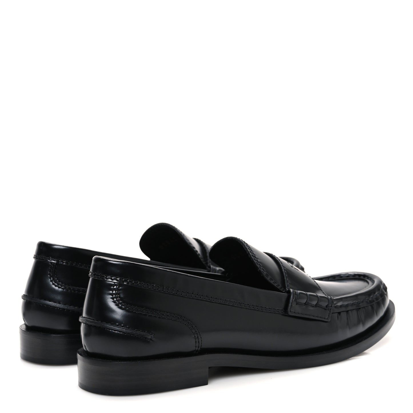 Vitello Logo Loafers 39 Black